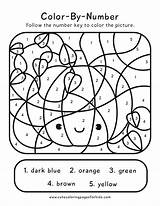 Fall Color By Number Printables For Kids  Cute Coloring Pages sketch template