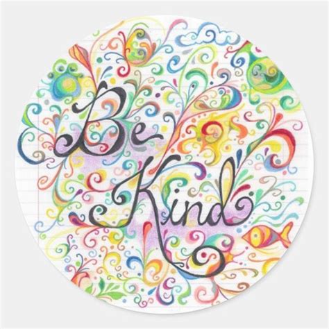 Be Kind Stickers | Zazzle.com.au