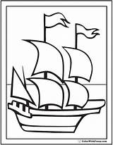 Mayflower Printable Coloring Pages sketch template