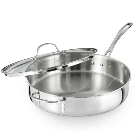 Calphalon Tri-Ply Stainless Steel Saute Pan & Reviews | Wayfair