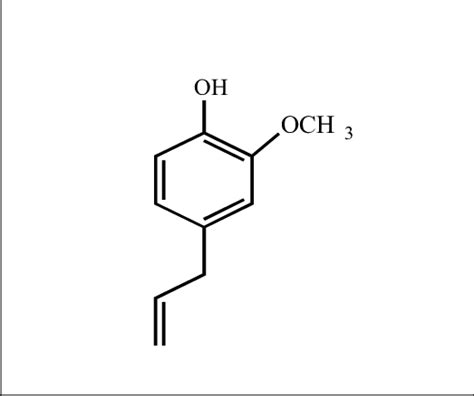 Chemical structure of eugenol | Download Scientific Diagram