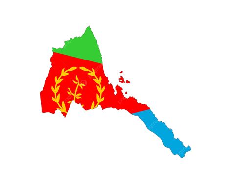 Eritrea Flag Map Flag, Map, Region, Country PNG Transparent Image and Clipart for Free Download