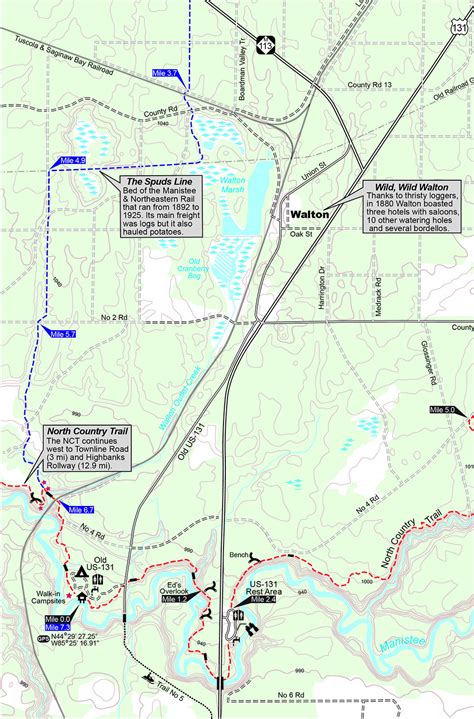 Sample of the new Fife Lake Loop Trail Map - Michigan Trail Maps