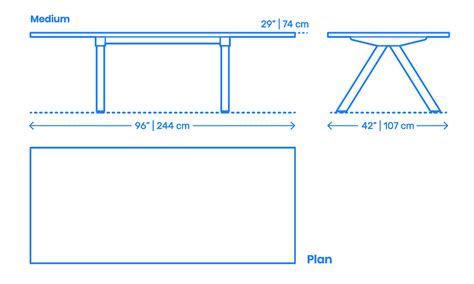 Dining Table Dimensions & Drawings | Dimensions.Guide