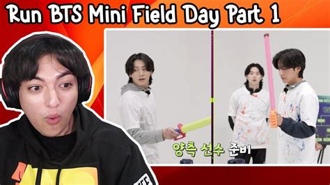 RUN BTS Special Episode Mini Field Day Part 1 Reaction - YouTube