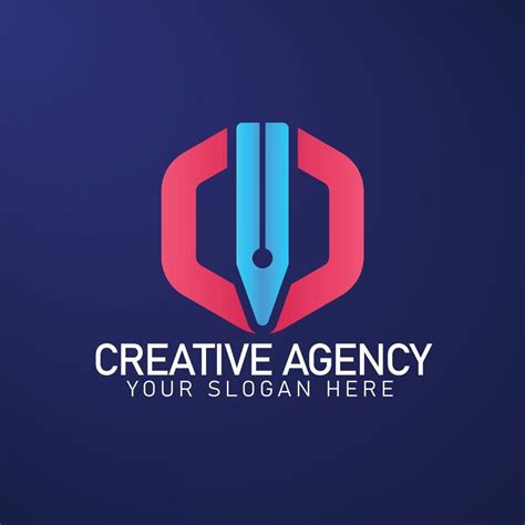 creative agency logo simple design 13948440 Vector Art at Vecteezy