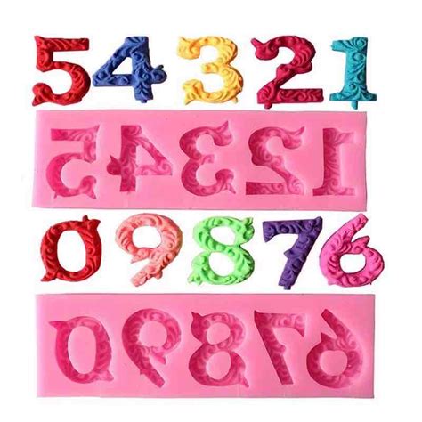 Fancy Number 3D Mould 0-9 | Craftme Accessories