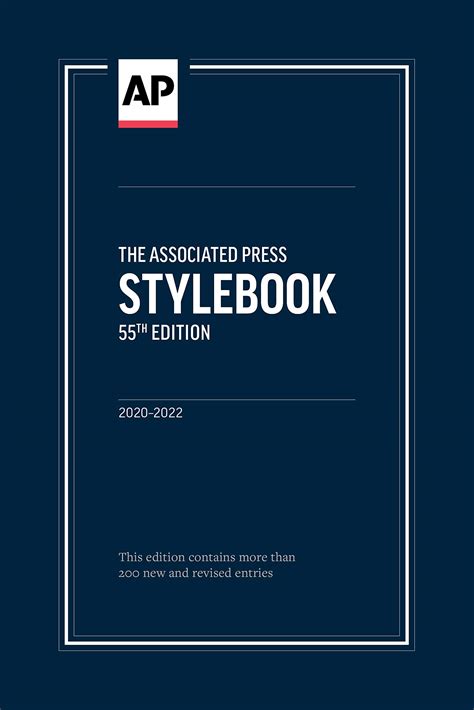 The Associated Press Stylebook: 55th Edition: 2020 - 2022 by Associated ...