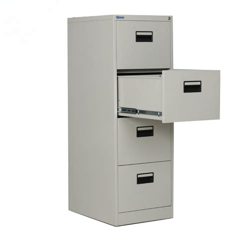 China Steel Office Furniture 4 Drawer Safe Metal File Document Storage Cabinet with Key Lock ...