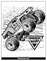 Coloring Sheets  Monster Jam® sketch template