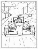 Indy Race Car Coloring Page Free Printable Pages sketch template