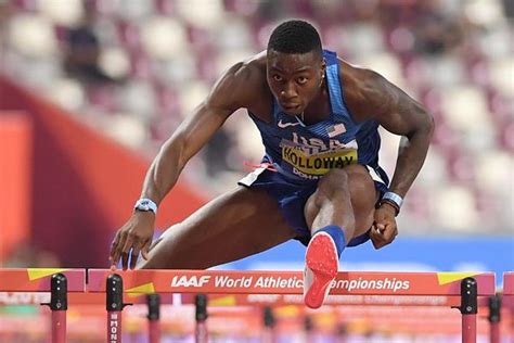 Grant Holloway lowers American 60m hurdles record