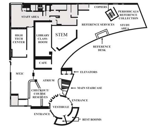 Floor Plan College Library | Viewfloor.co