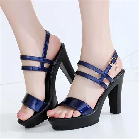 D&Henlu Big Size Shoes Women Sandals 2018 Gladiator High Heels Sandals ...