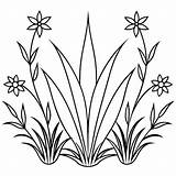 Premium Vector  Preschoolers Easy Coloring Book With Beautiful Grass sketch template