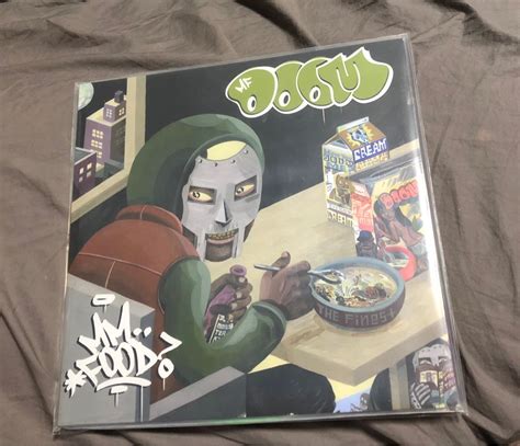 Mf doom mm... food - vinyl me please color vinyl, Hobbies & Toys, Music & Media, Vinyls on Carousell