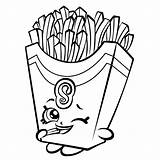 French Fries Coloring Pages  Best For Kids sketch template