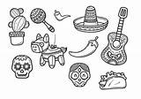 Mexico Coloring Pages To Print  Free Printable sketch template
