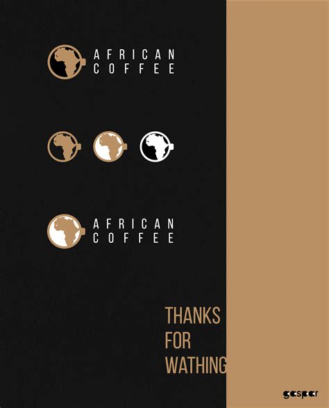 Logo design for a coffee shop chain African Coffee :: Behance