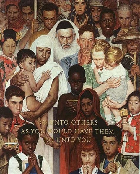 Image result for do unto others poster creative commons | Norman rockwell, Arte de norman ...