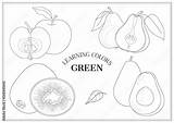 Learning Colors Coloring Pages sketch template