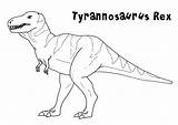 Tyrannosaurus Coloring Pages — Free coloring sketch template