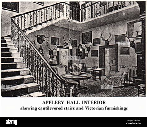 Appleby Hall Interior Stock Photo - Alamy