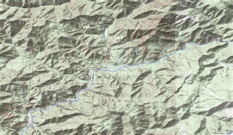 Wilson River Trail Mountain Biking and Hiking Topo Map