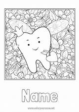 Tooth Coloring Pages sketch template