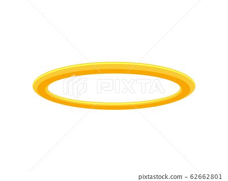 The Golden Halo Angel Ring. Isolated Vector - Stock Illustration [62662801] - PIXTA