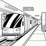 Subway Train Coloring Pages At GetColoringscom  Free Printable sketch template