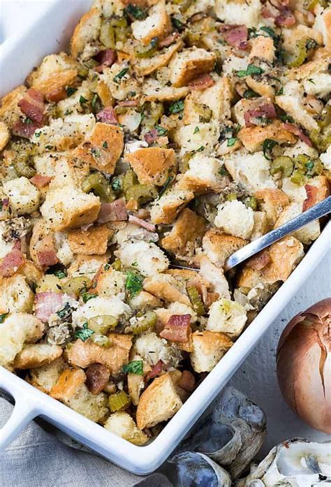 Oyster Stuffing | Recipe | Thanksgiving side dishes, Thanksgiving ...