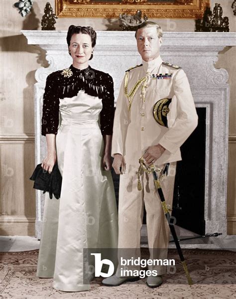 Duke Edward (former king Edward VIII) and duchess of Windsor (Wallis ...