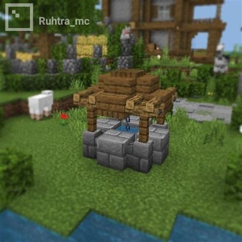 A small well : r/Minecraft