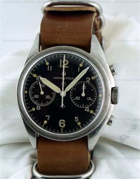 European Watch Company: Hamilton 1970's Hamilton 0552 Military Issued ...