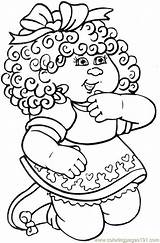 Free Cabbage Patch Kids Coloring Pages Download  sketch template
