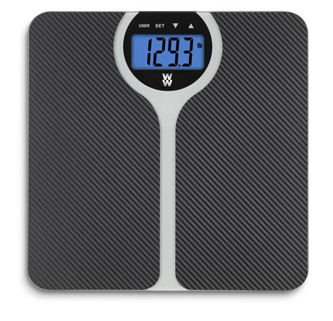Buy WW Scales by Conair Digital Weight and BMI (Body Mass Index) Scale with Carbon Fiber Texture ...