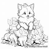 Fall Fox Coloring Pages  Free & Printable sketch template