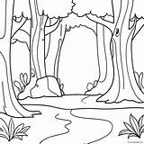 Magical Enchanted Forest Coloring Page 4281 3408 sketch template