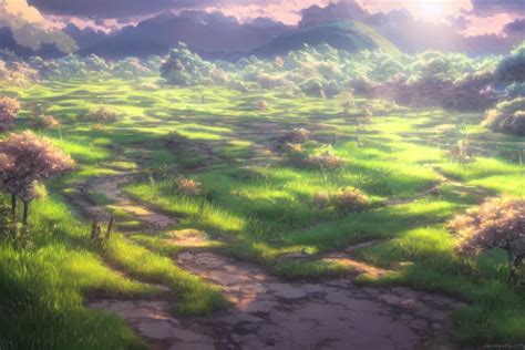 anime countryside landscape, beautiful, artstation | Stable Diffusion