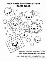 Germ Coloring Pages For Kindergarten sketch template