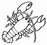 Realistic And Cartoon Lobster Coloring Sheets For Children  Pages sketch template