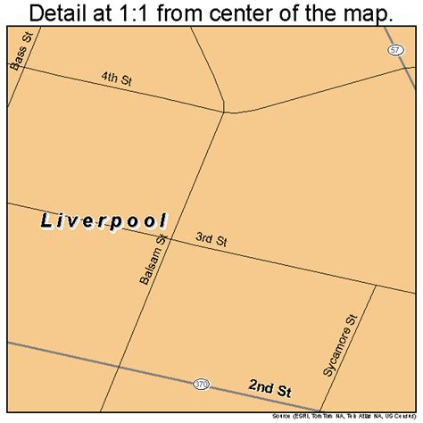 Liverpool New York Street Map 3642884