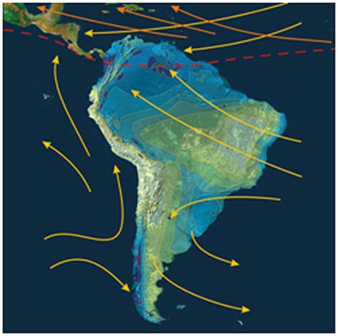 Wind Map Of South America