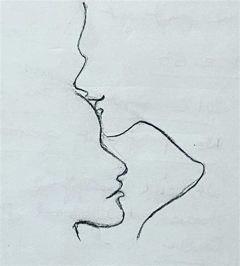 Forehead Kiss Drawing by Nikhil Bhola - Fine Art America