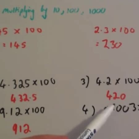 Multiplication 10 – Corbettmaths