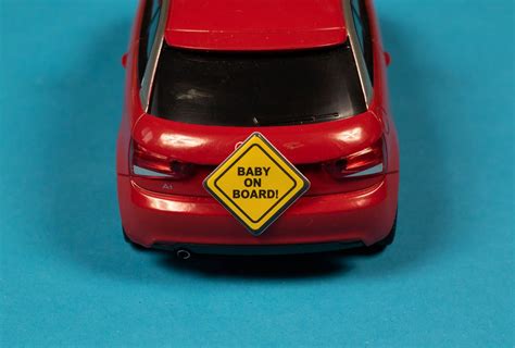 Baby on board warning sign - Creative Commons Bilder