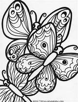 Coloring Pages For Adults Butterfly At Genmessiahblog Blog sketch template