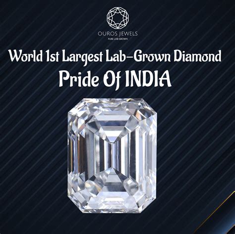 World's Largest Certified Lab Grown Diamond - Ouros Jewels