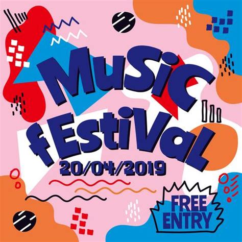 Music Festival Poster Design Vector 465029 Vector Art at Vecteezy